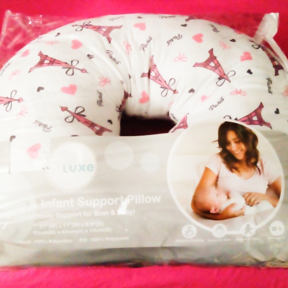 babe luxe feeding and infant support pillow